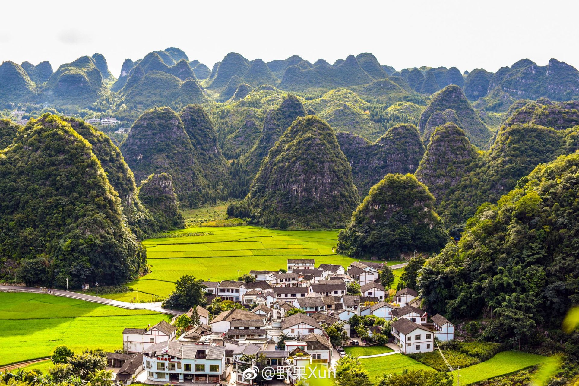 【携程攻略】兴义万峰林景区景点, 随着万峰林的稻香