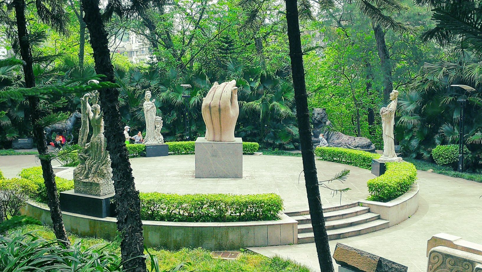 【携程攻略】广州雕塑公园景点,有趣的灵魂在跳舞