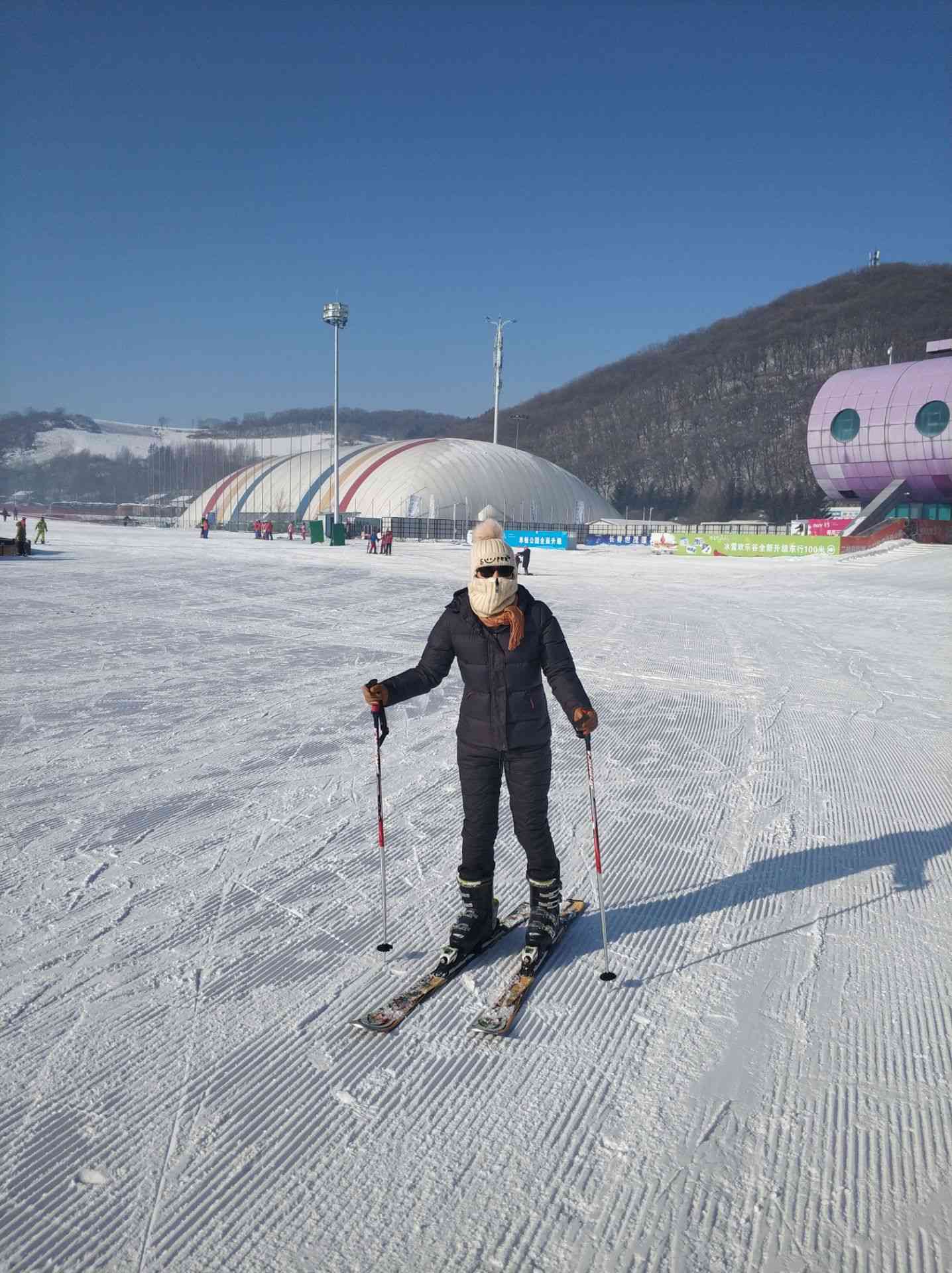 【携程攻略】长春莲花山滑雪场景点,很好玩,本来打算