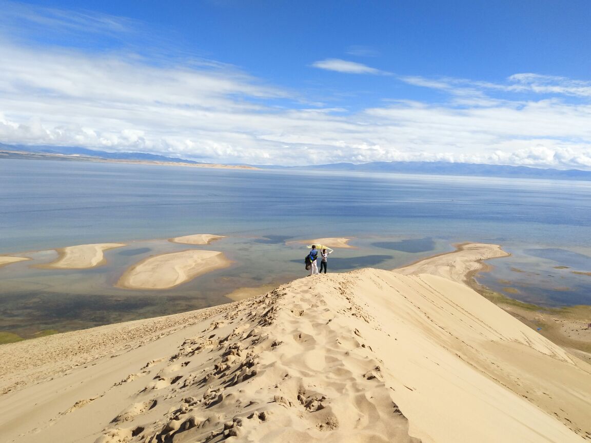 青海湖沙岛