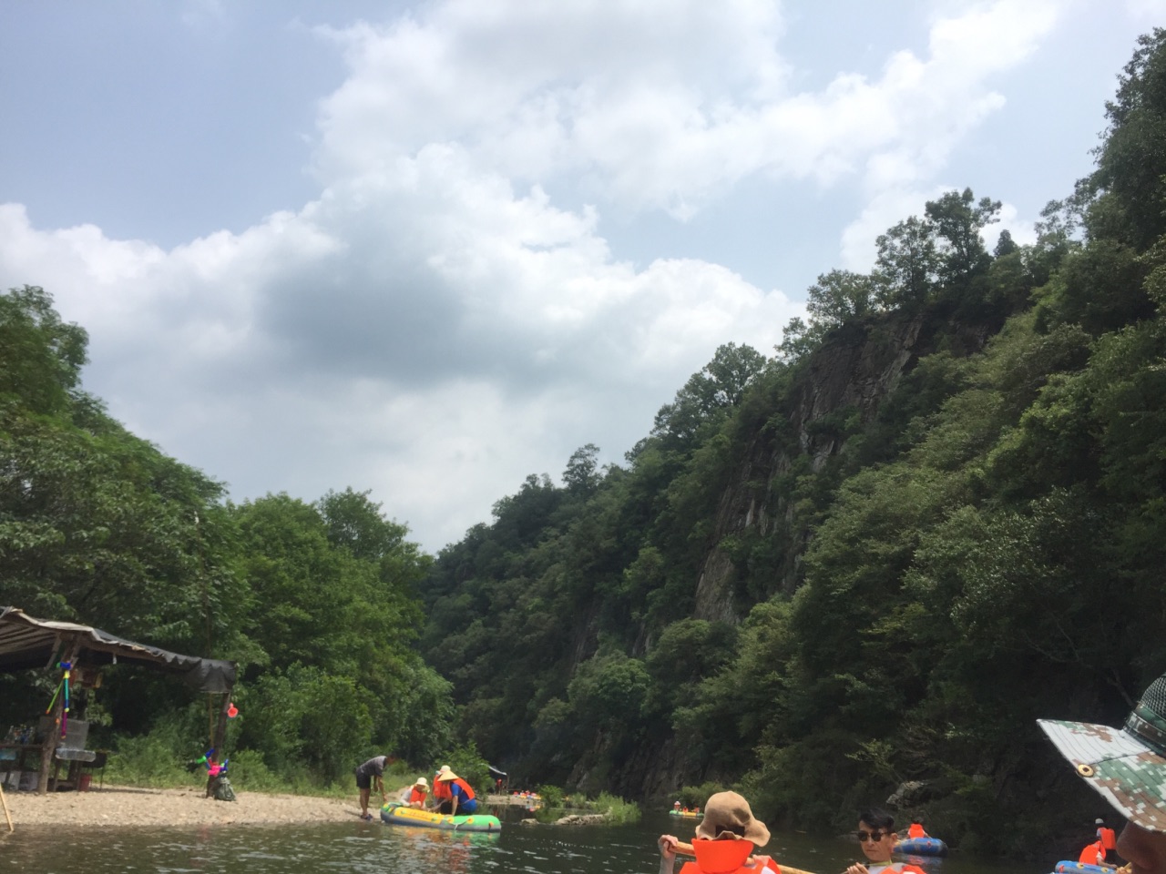 京山京山鸳鸯溪漂流好玩吗,京山京山鸳鸯溪漂流景点样
