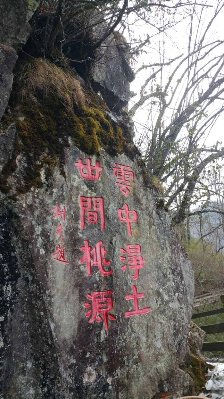 【携程攻略】岚皋南宫山国家森林公园景点,3月底去的