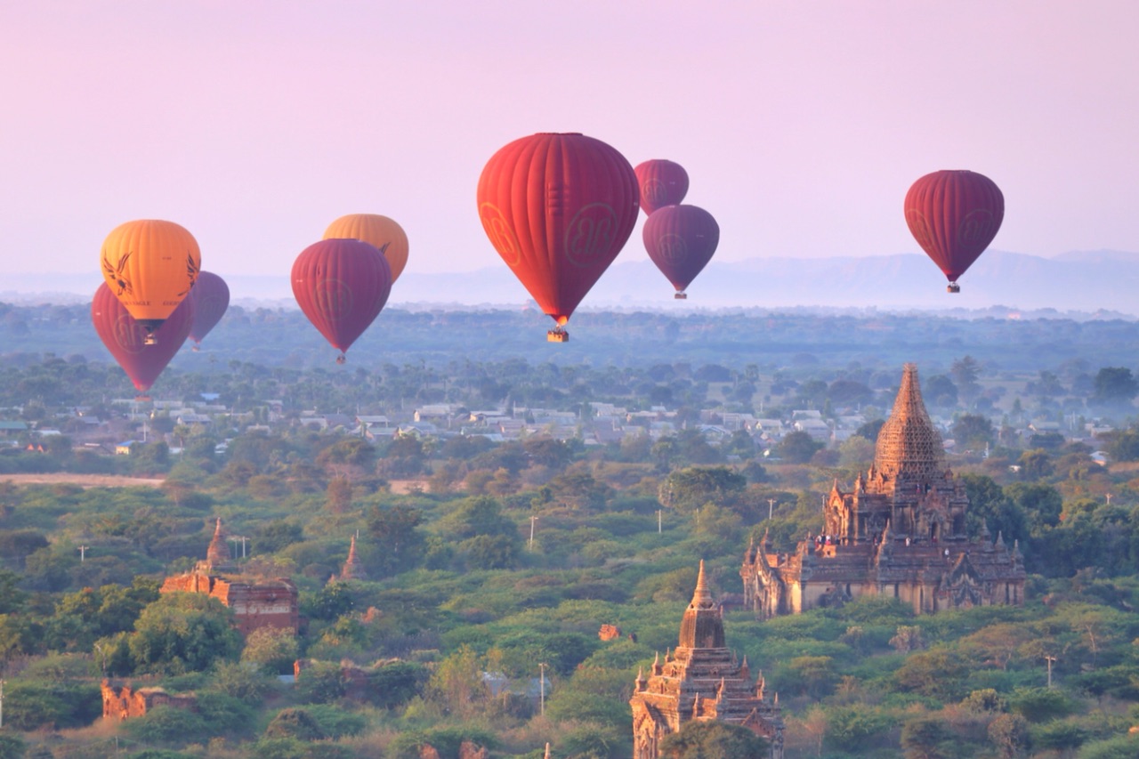 蒲甘热气球之旅 oriental ballooning