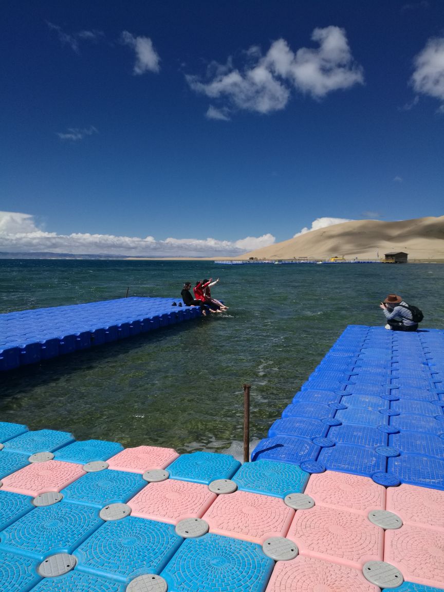 青海湖沙岛