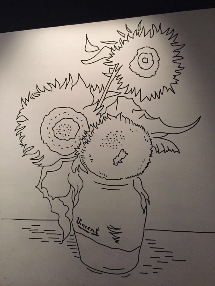 上海新天地一一梵高画展