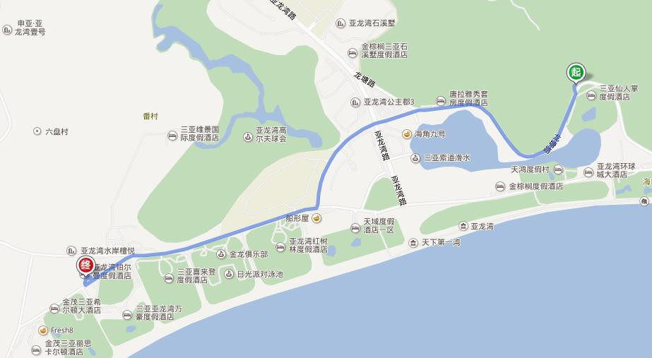 亚龙湾的海滩确实不错,沙很细,海水也芮清.