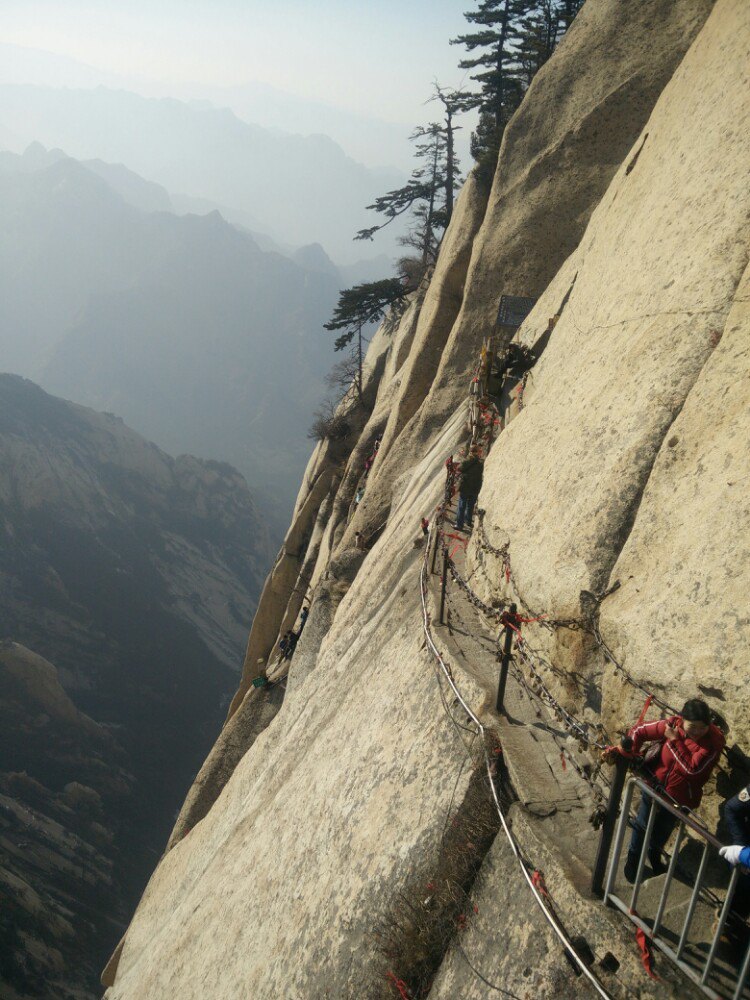 【携程攻略】陕西渭南华阴华山长空栈道好玩吗,陕西样