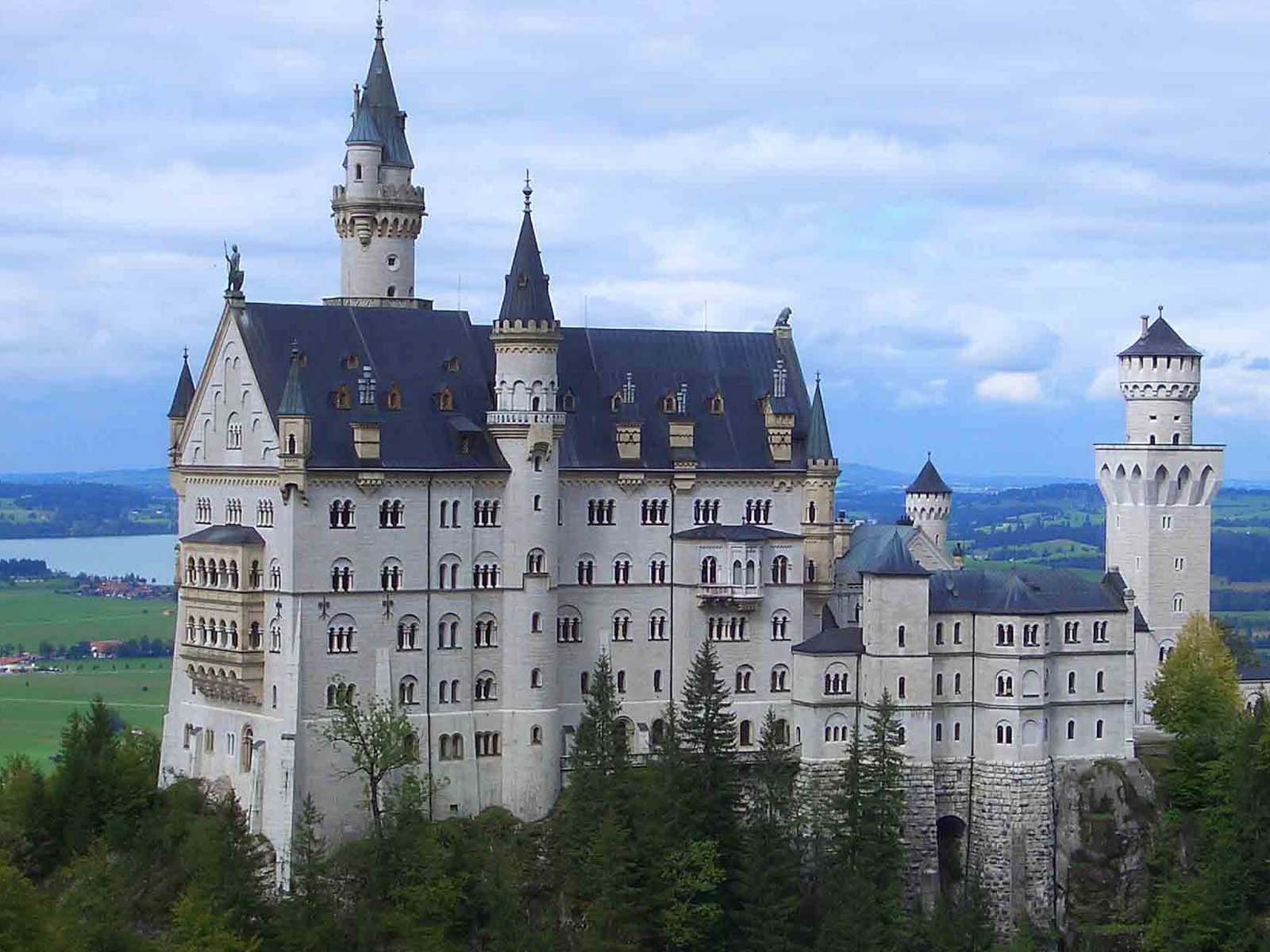 风景德国风景新天鹅城堡雄伟壮观宽屏高清壁纸_图片编号21919-壁纸网