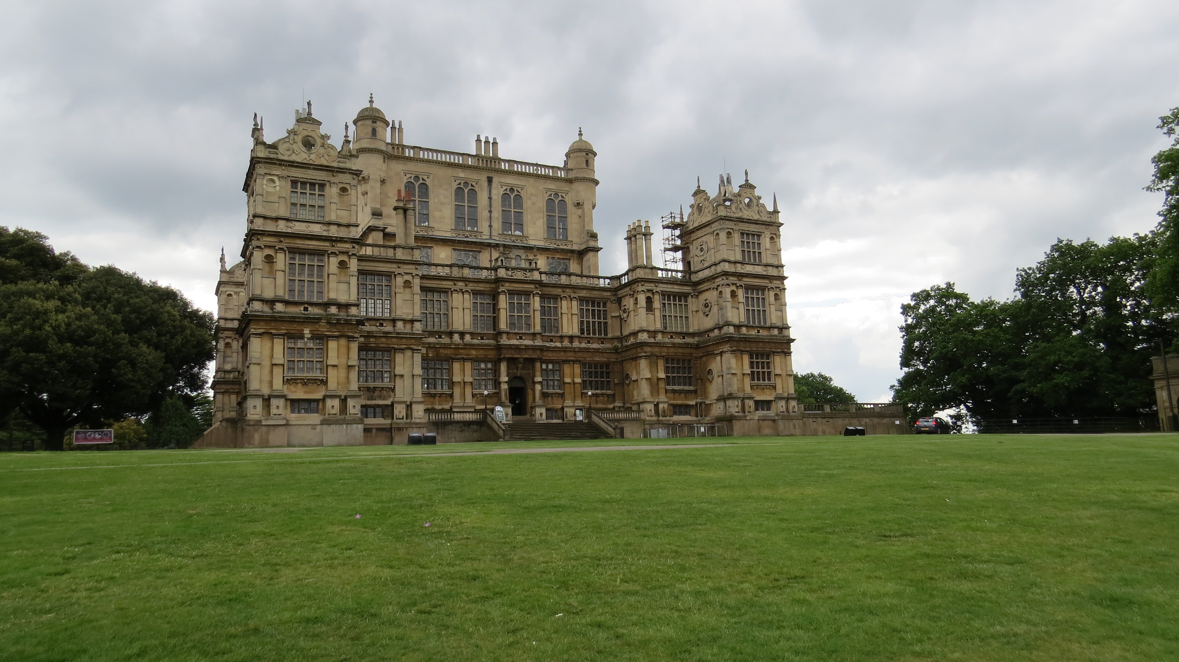 英国诺丁汉休闲游---wollaton公园,比斯顿镇与特伦特河,市中心