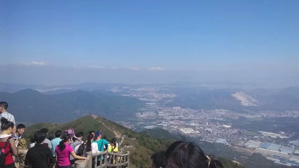 这一路,我们风雨同行---东莞第一峰银瓶山游