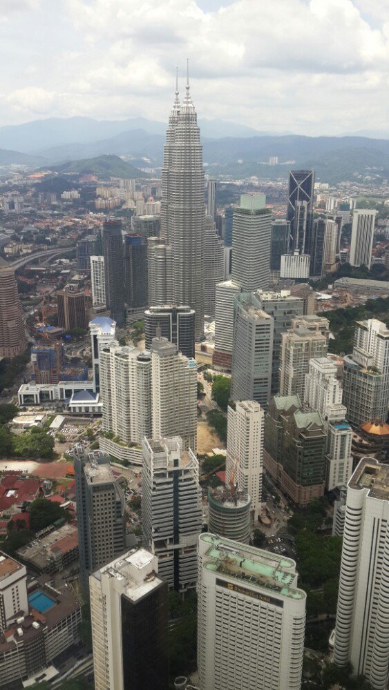 觉得还不错,看到吉隆坡城市的风景