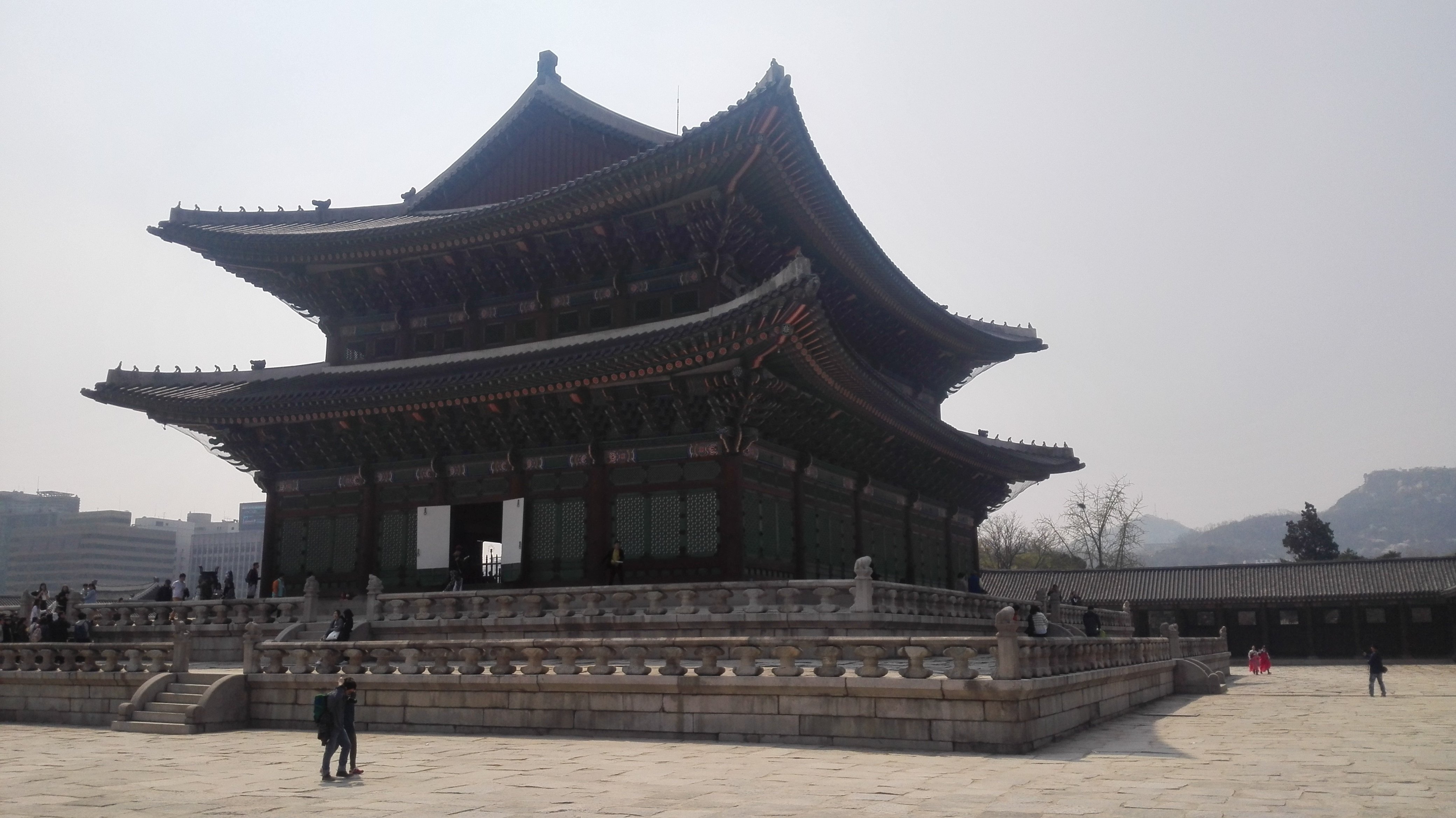 韩国首尔的老皇宫--宫殿图片