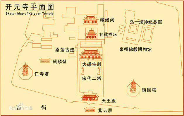 开元二十六年(公元739年)唐玄宗下令全国各州建一座开元寺,遂改现名