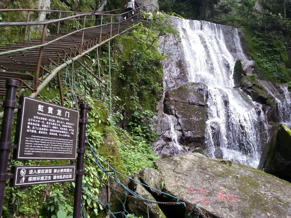藏龙百瀑旅游景点攻略图