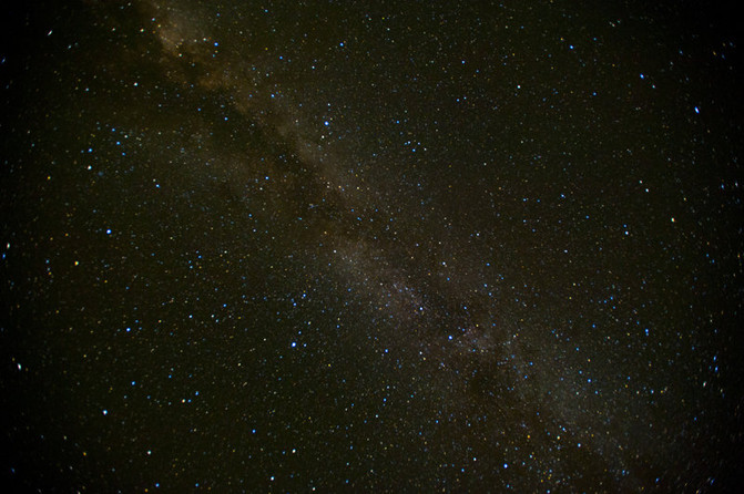 午夜,仁多的星空