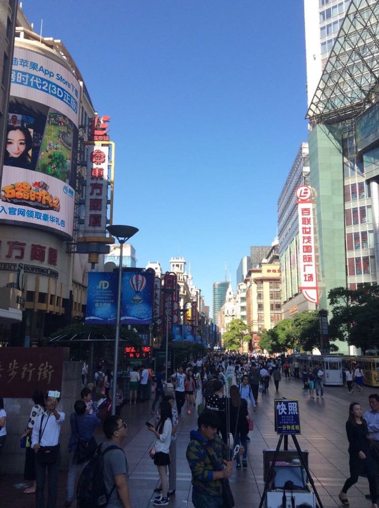 上海外滩南京路风景