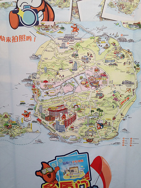 厦门旅游地图