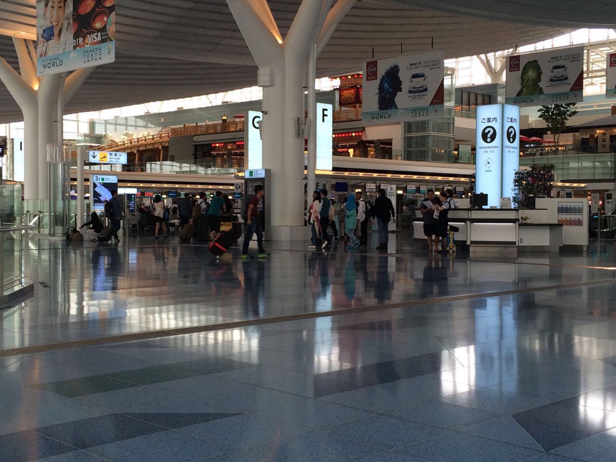 羽田机场,交通方便啊,一张西瓜卡走遍整个东京
