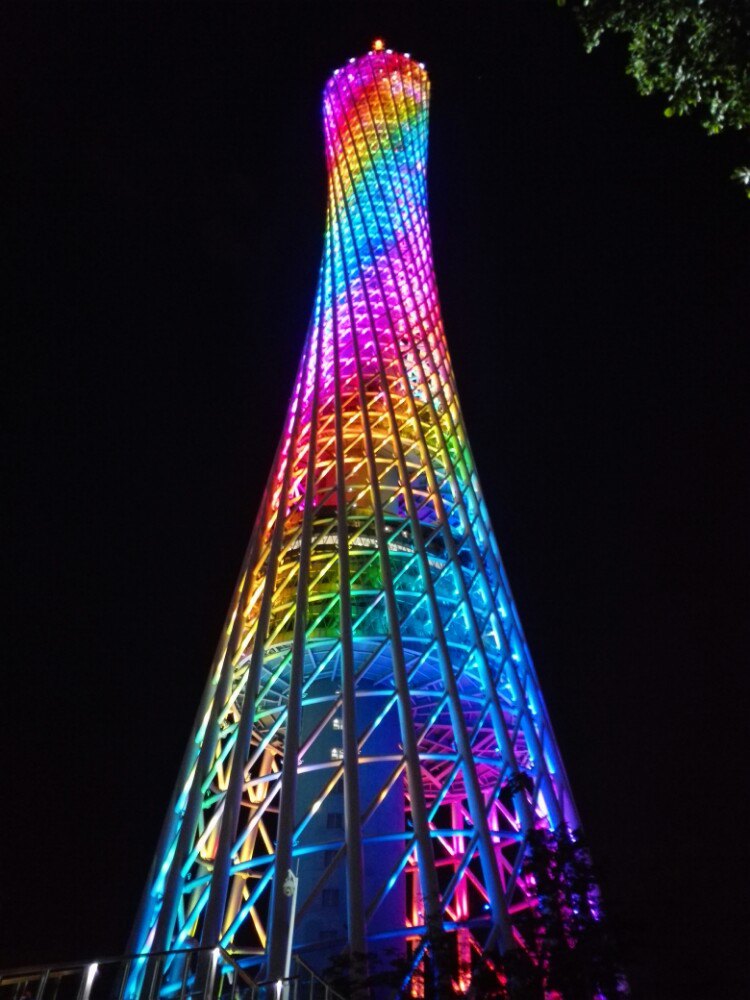 广州塔摩天轮图片