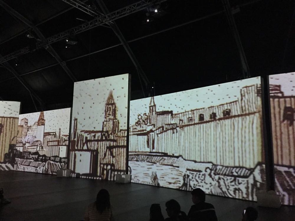 上海新天地一一梵高画展