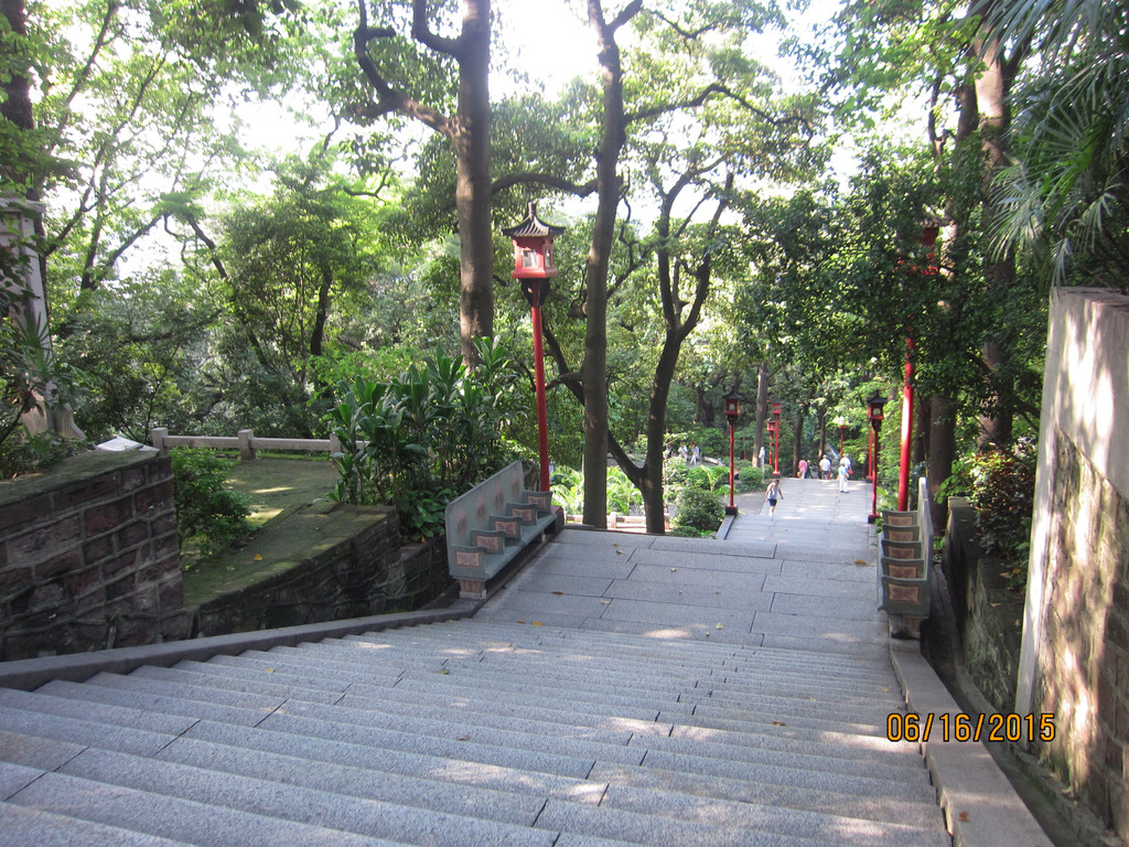 广州----越秀山,明代古城墙