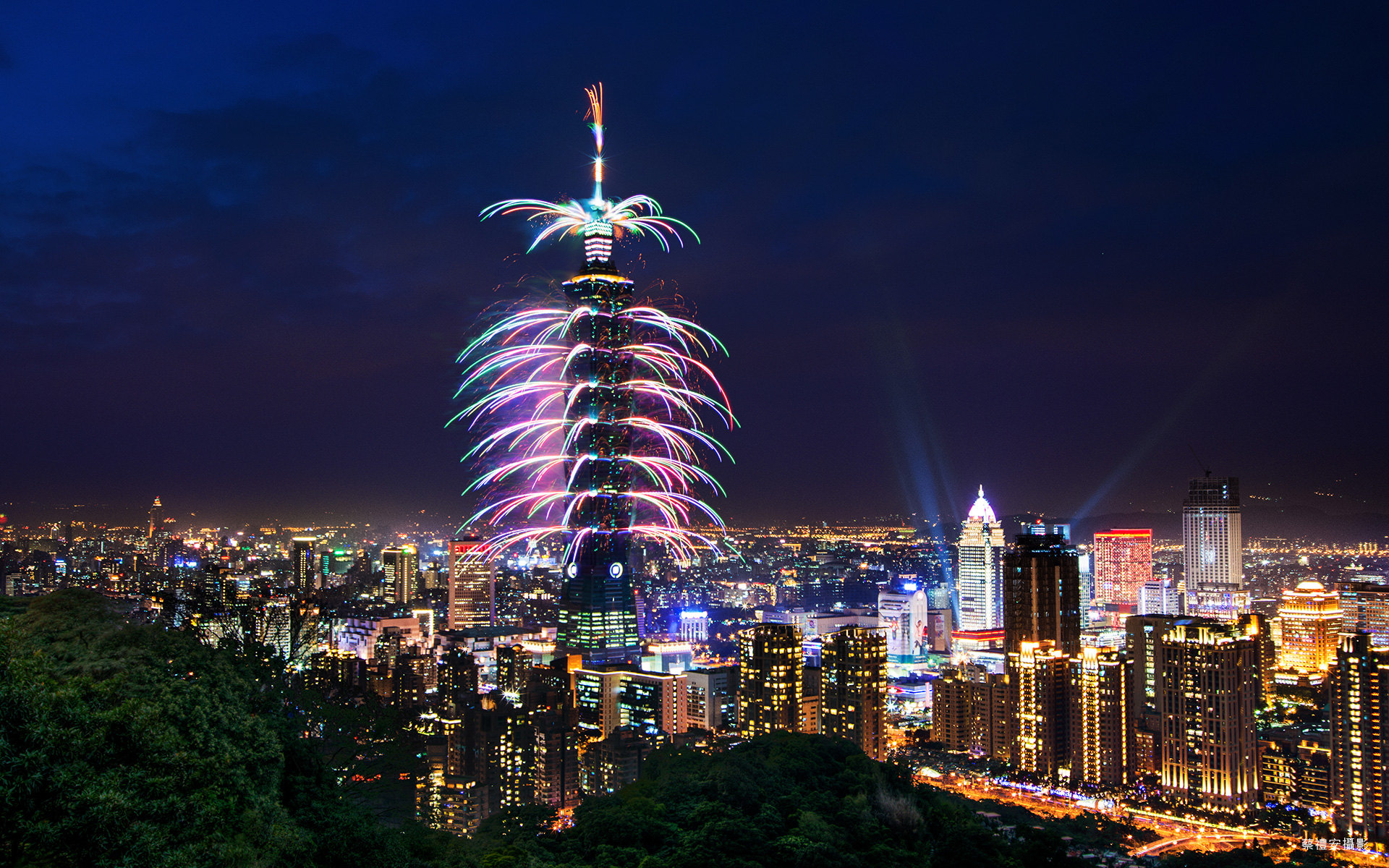 台北101大楼图片