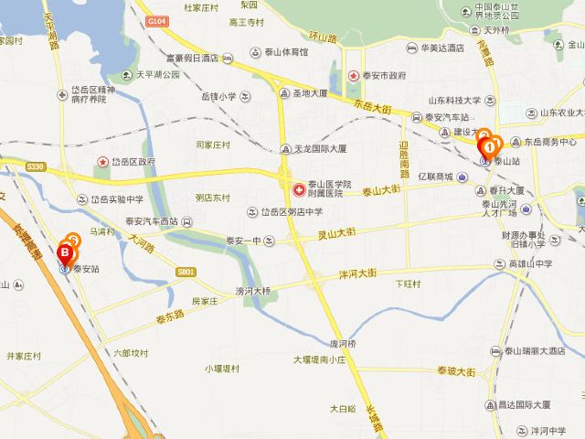 旅行安全#泰安火车站和泰山火车站是一个站吗?