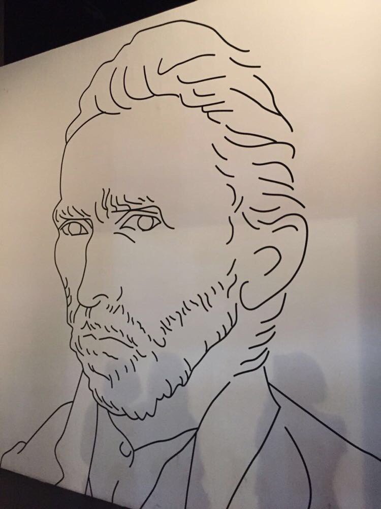 上海新天地一一梵高画展