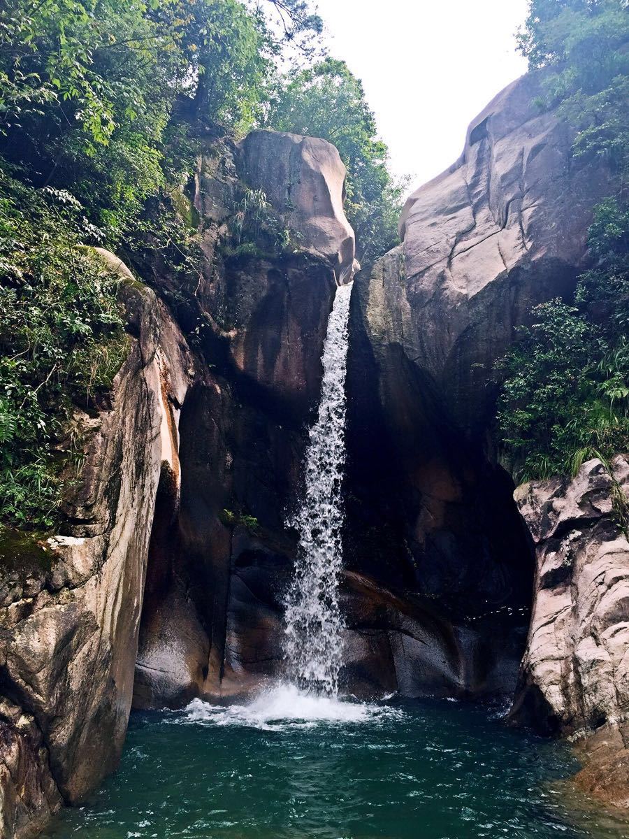 石梁飞瀑旅游景点攻略图