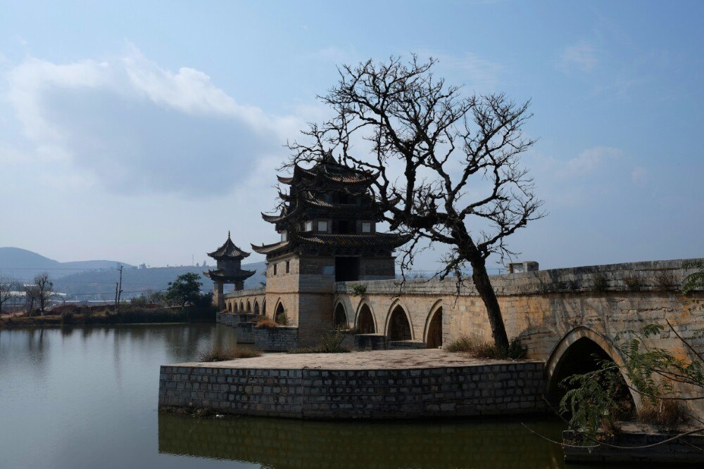 建水十七孔桥旅游景点攻略图