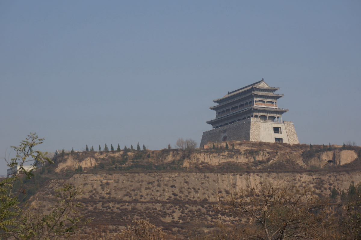 【携程攻略】景点,潼关古城正在原遗址重建中,目前关