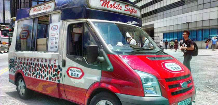 富豪雪糕车:香浓软雪糕_乐乐简笔画