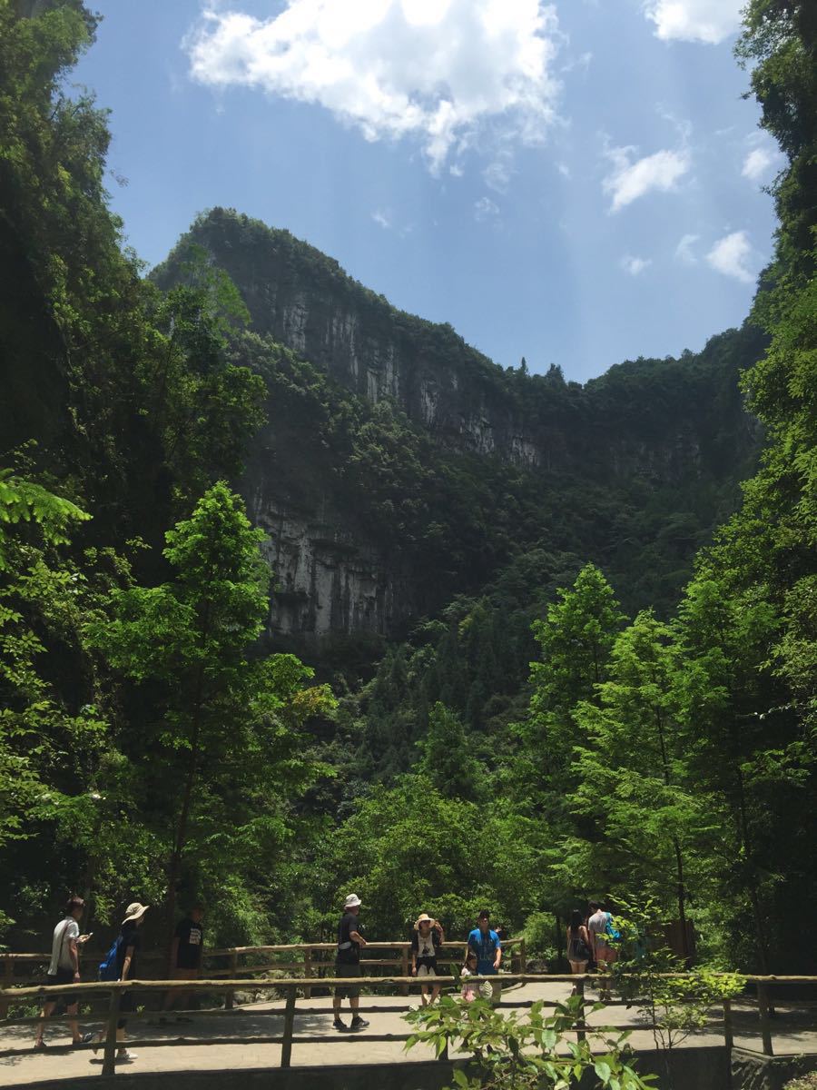 武隆天生三桥旅游景点攻略图