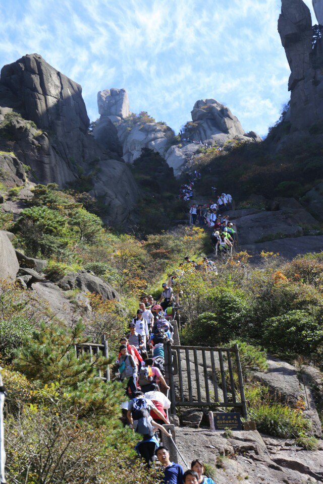 【携程攻略】黄山风景区黄山风景区景点,三号上山的,天气非常给力