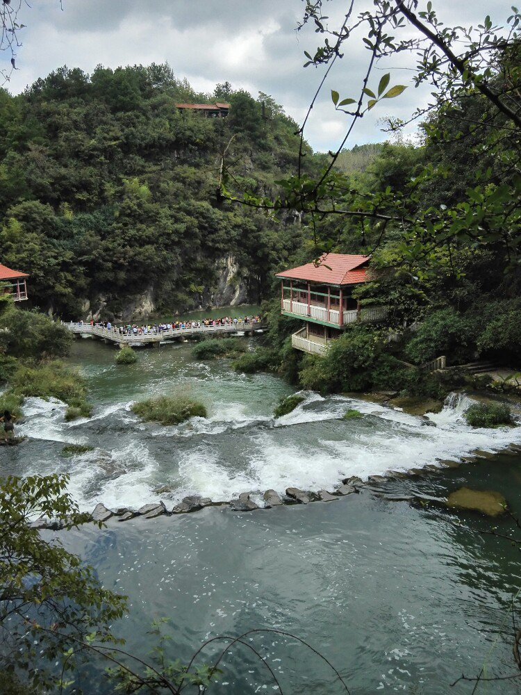 【携程攻略】贵阳天河潭景点,溜索很刺激,就是时间,太