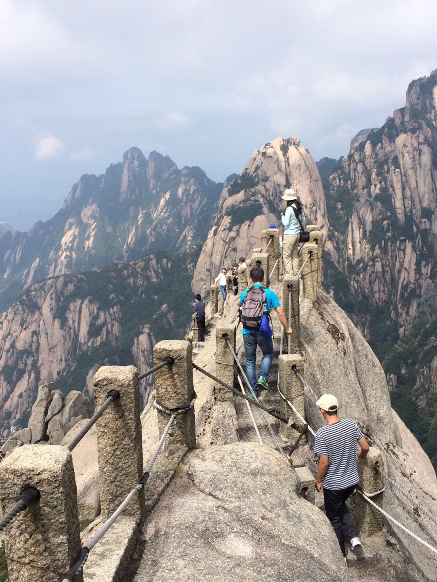 【携程攻略】黄山风景区天都峰景点,值得一上.但体力要好.