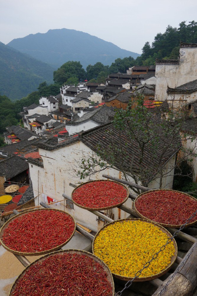 【携程攻略】江西婺源篁岭景点,值得一看的古镇,风景很美,特色晒秋