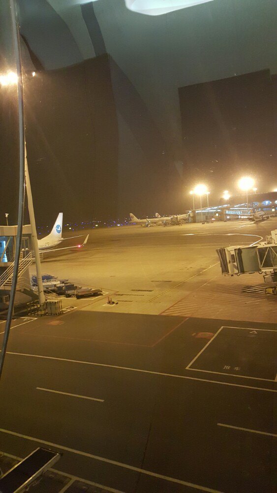 夜晚的江北机场繁忙美丽还好第一次坐飞机爽 2015-10-20有用 ( 0)
