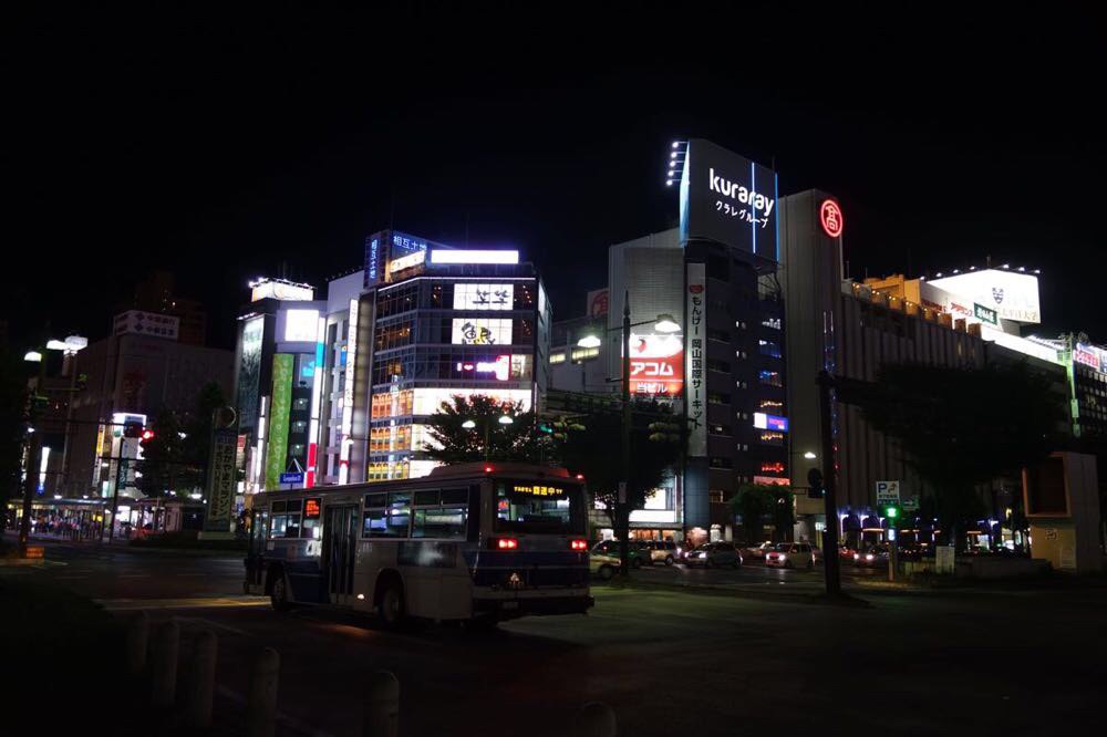 冈山夜景 冈山市