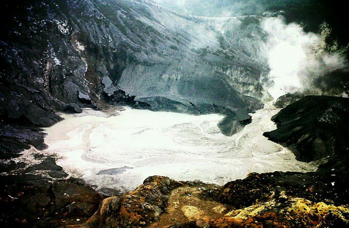 覆舟火山旅游景点攻略图