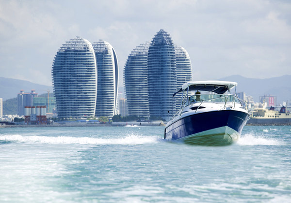 游艇·三亚新西兰进口钓鱼艇+ 凤凰岛180°海