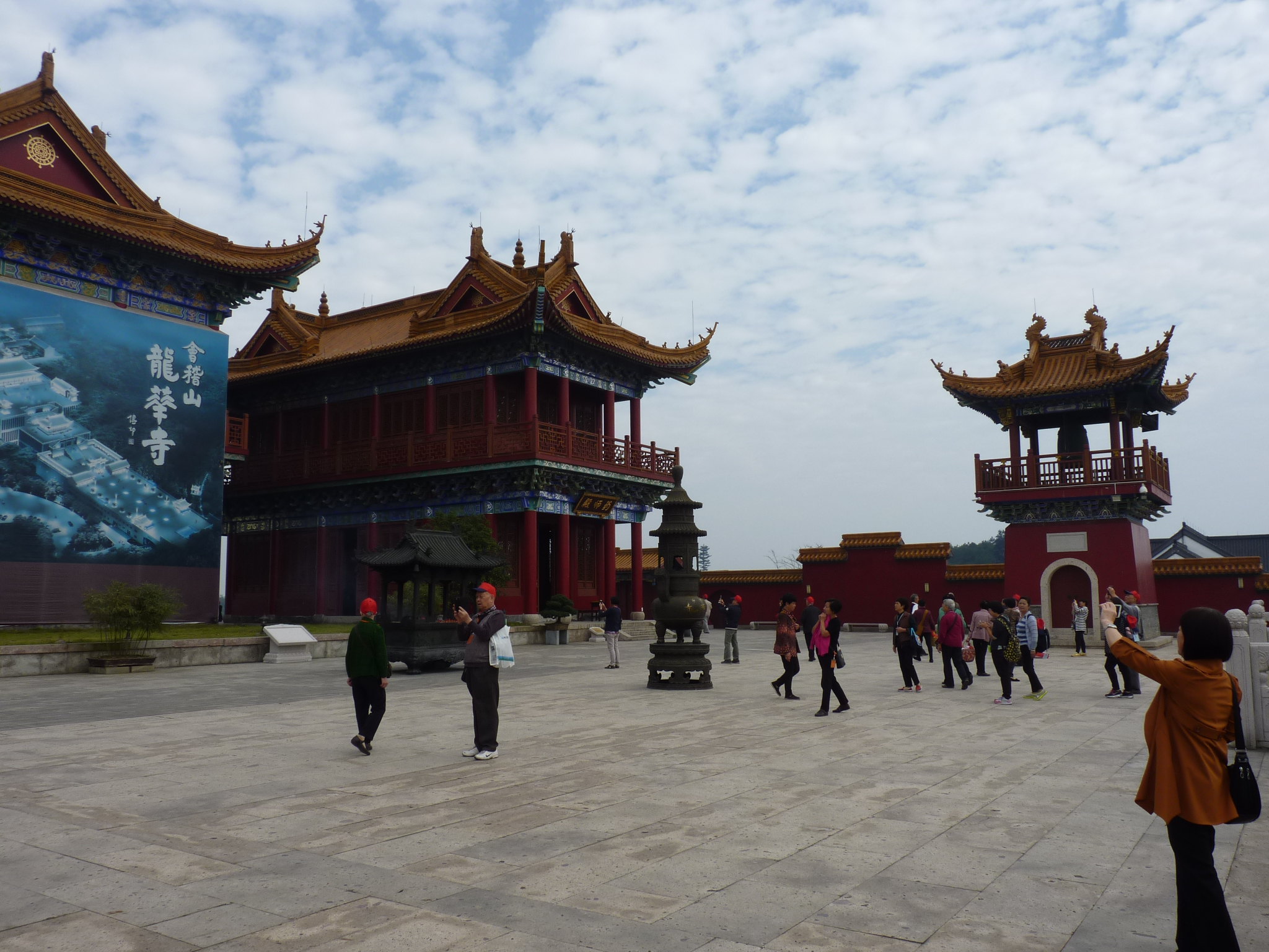 写意金秋#绍兴大香林兜率天景区——21世纪皇家寺院建筑的典范