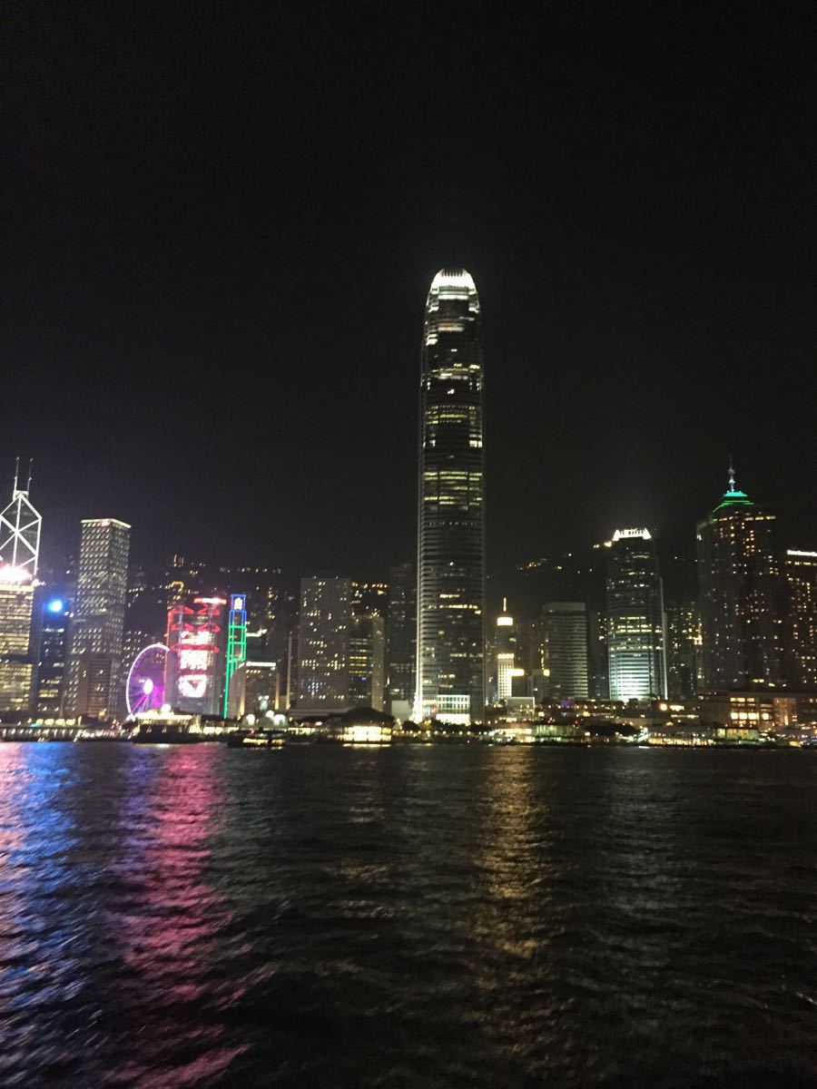 就在海边,晚上去空气好好,还能坐轮船游维港,夜景