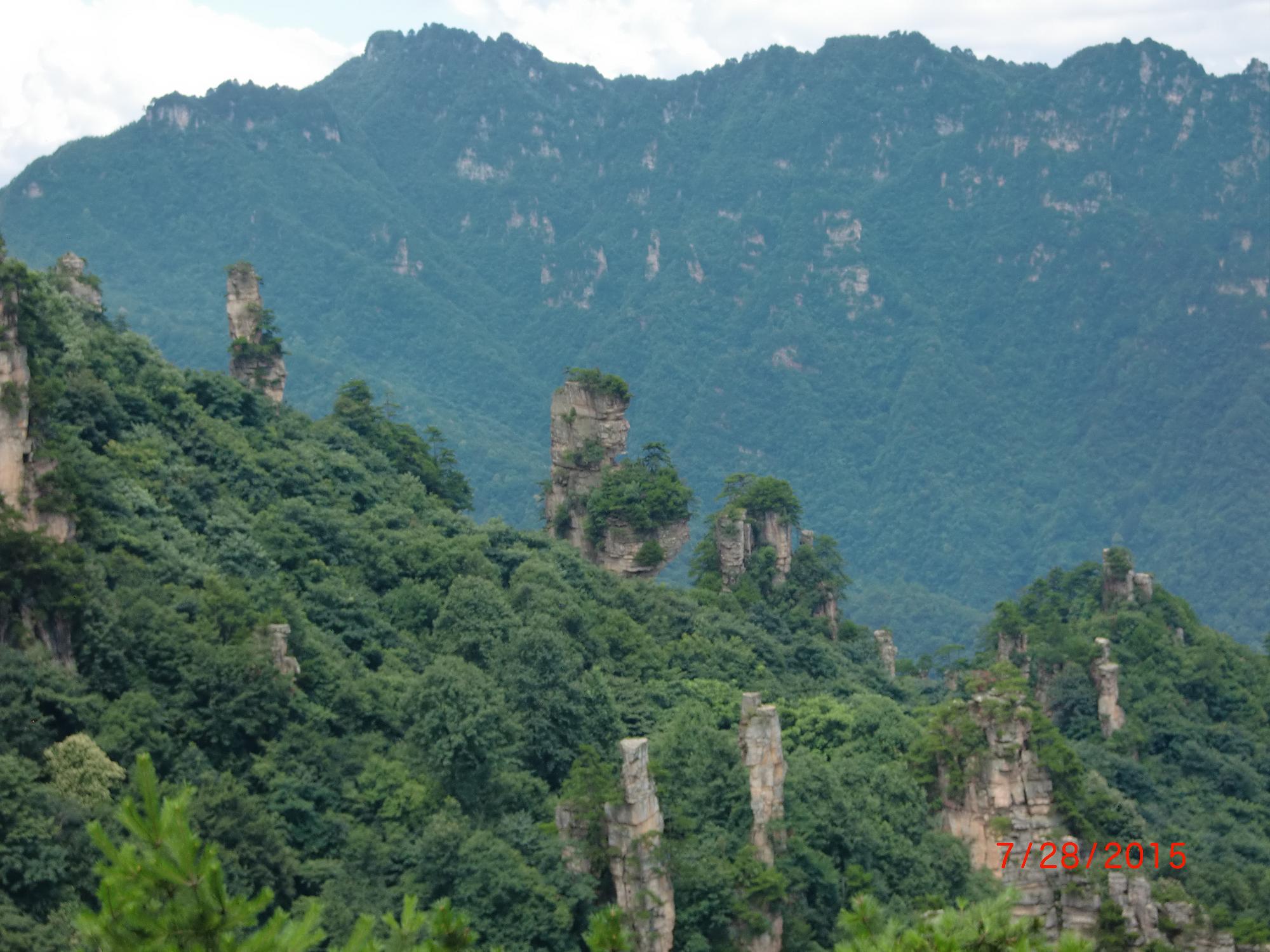          天子山, 仙女散花