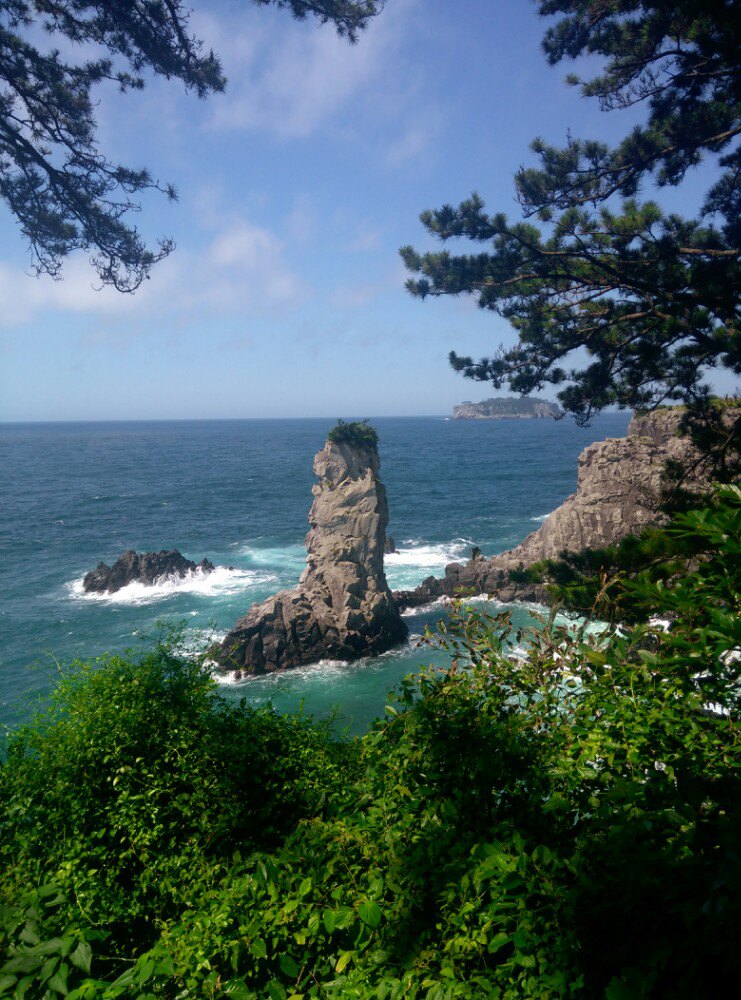 【携程攻略】济州岛独立岩适合情侣出游旅游吗,独立岩情侣出游景点