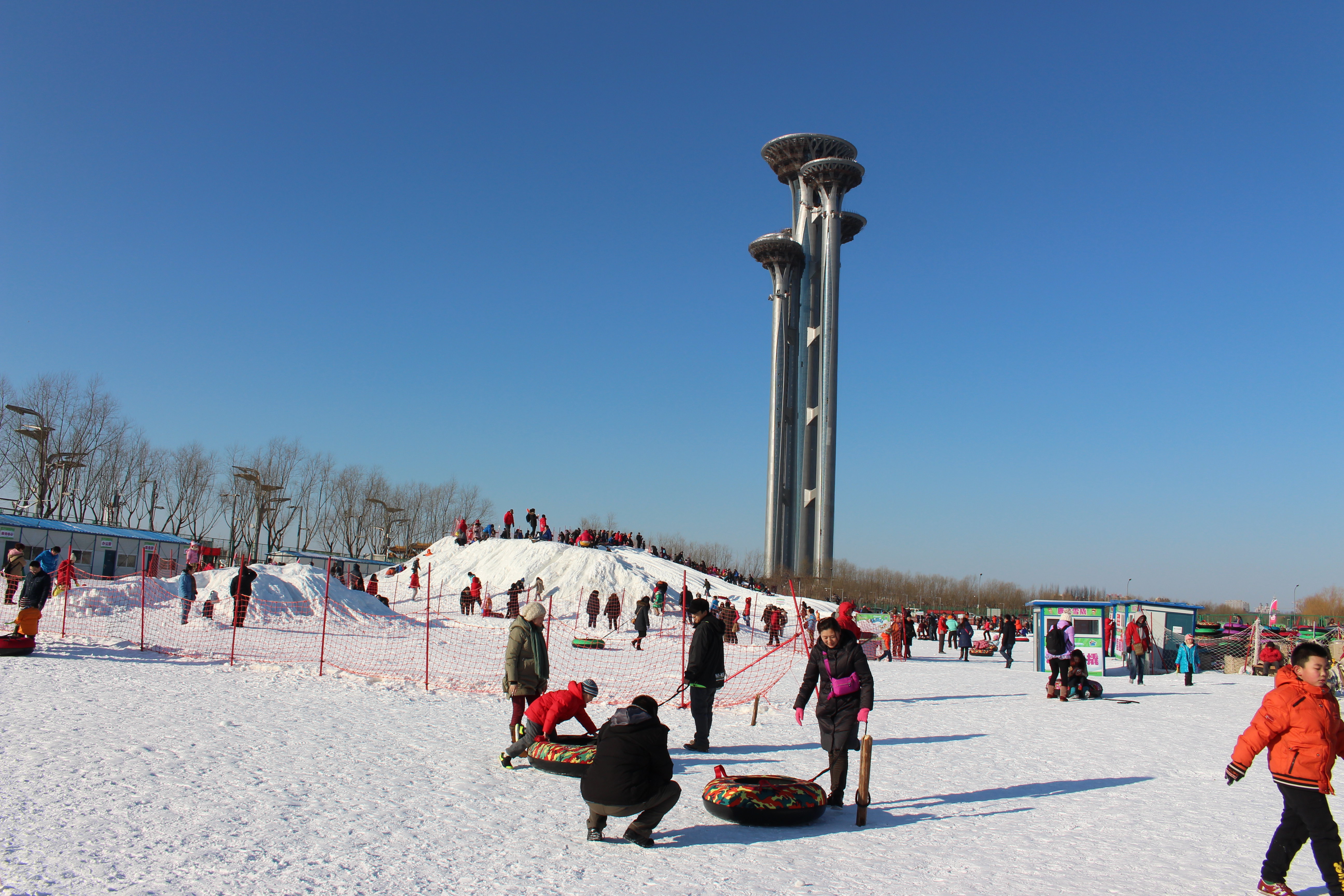 奥林匹克公园的雪场