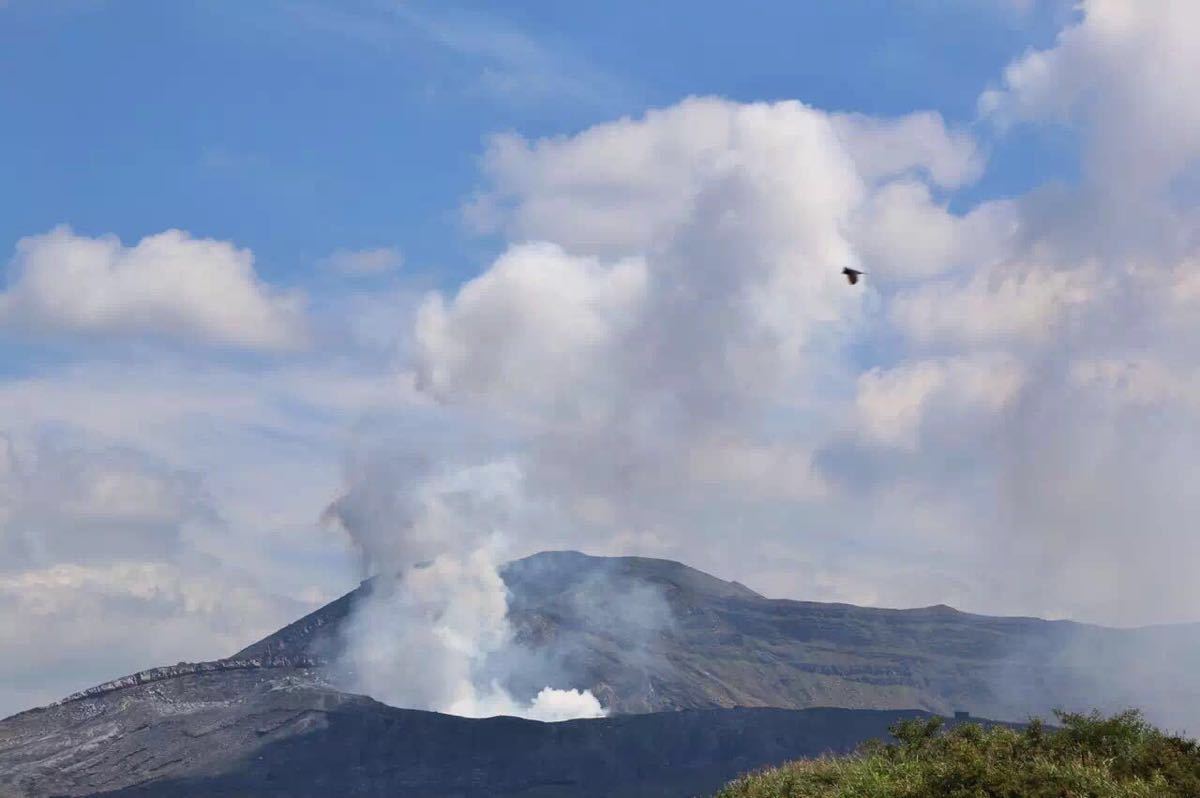 【携程攻略】九州阿苏火山景点,15年9月公司组织的,行