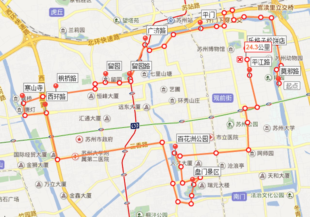 苏州好好玩,超便利,超经典骑行路线【地图 路线 景点