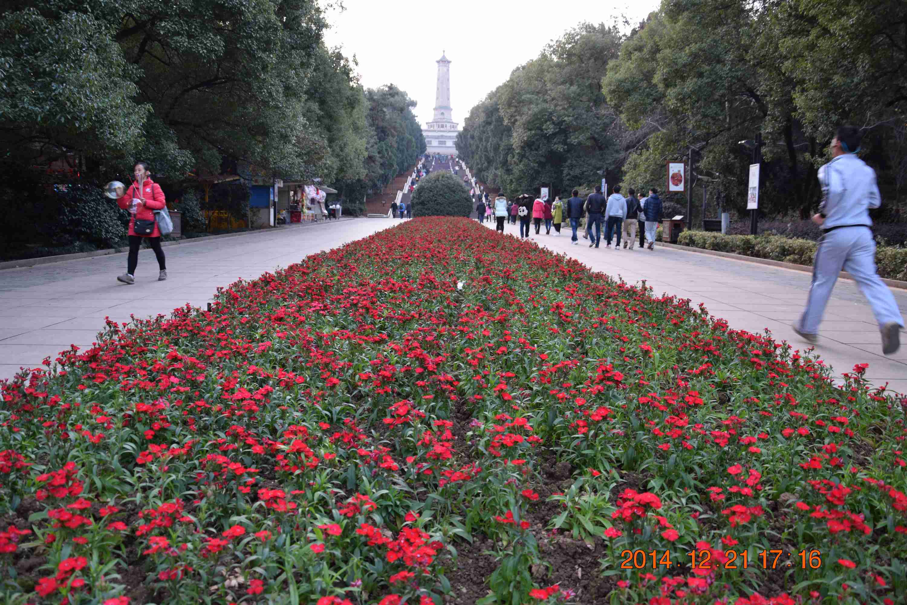 长沙烈士公园简笔画内容图片展示