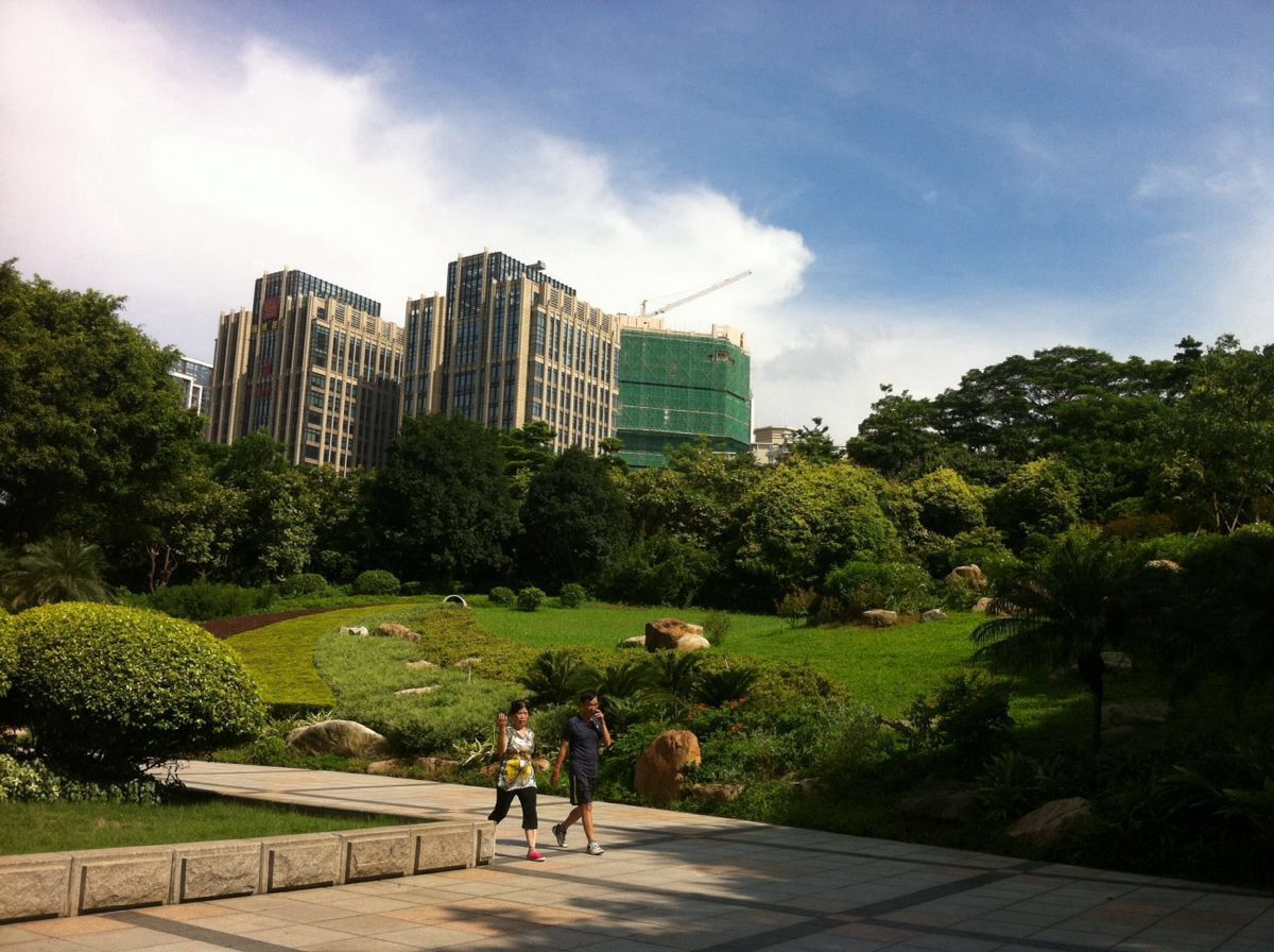 【携程攻略】广州珠江公园景点,位于珠江新城的一个